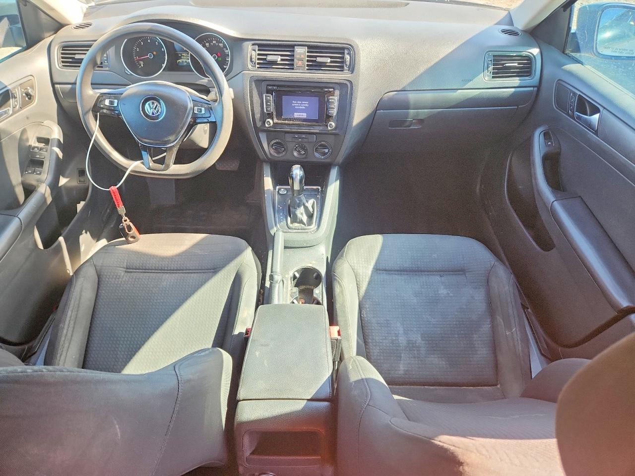 2015 Volkswagen Jetta Base Gray vin: 3VW2K7AJ5FM307265