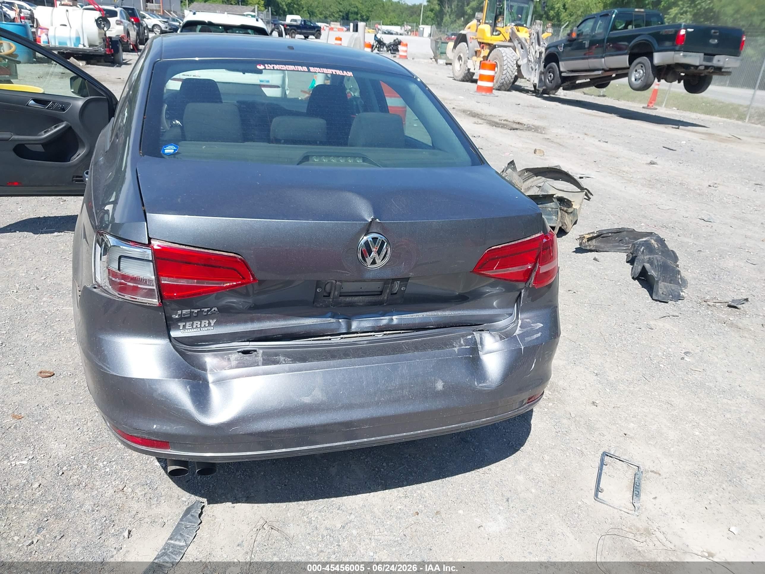 2015 Volkswagen Jetta 2.0l S Gray vin: 3VW2K7AJ5FM320730