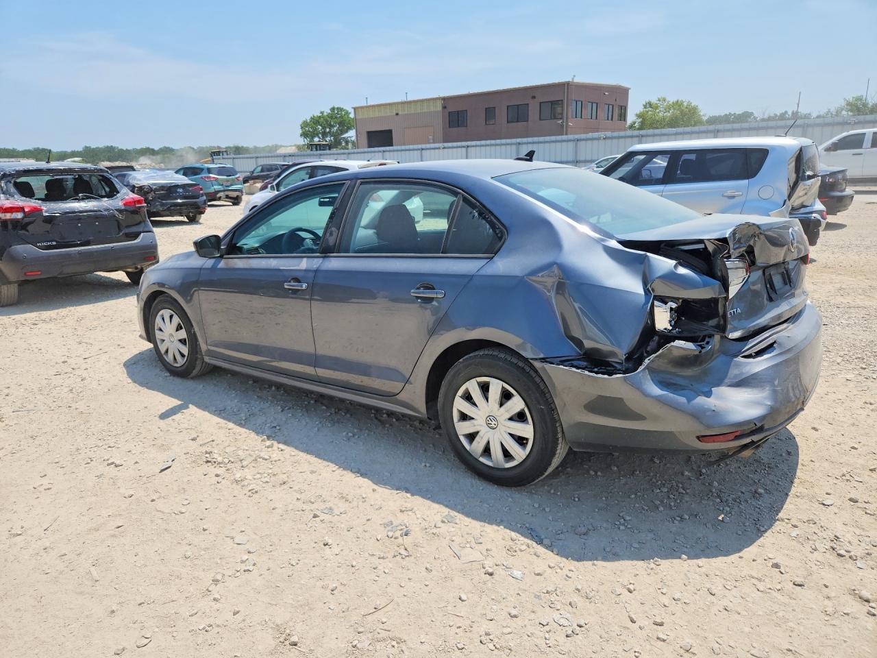 2015 Volkswagen Jetta Base Серый vin: 3VW2K7AJ5FM327886