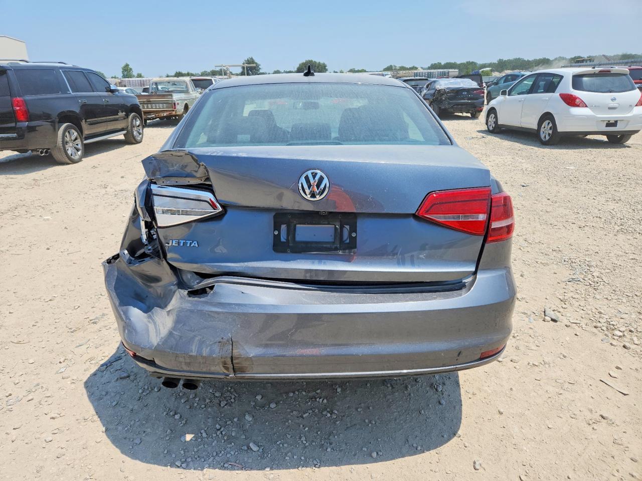 2015 Volkswagen Jetta Base Серый vin: 3VW2K7AJ5FM327886