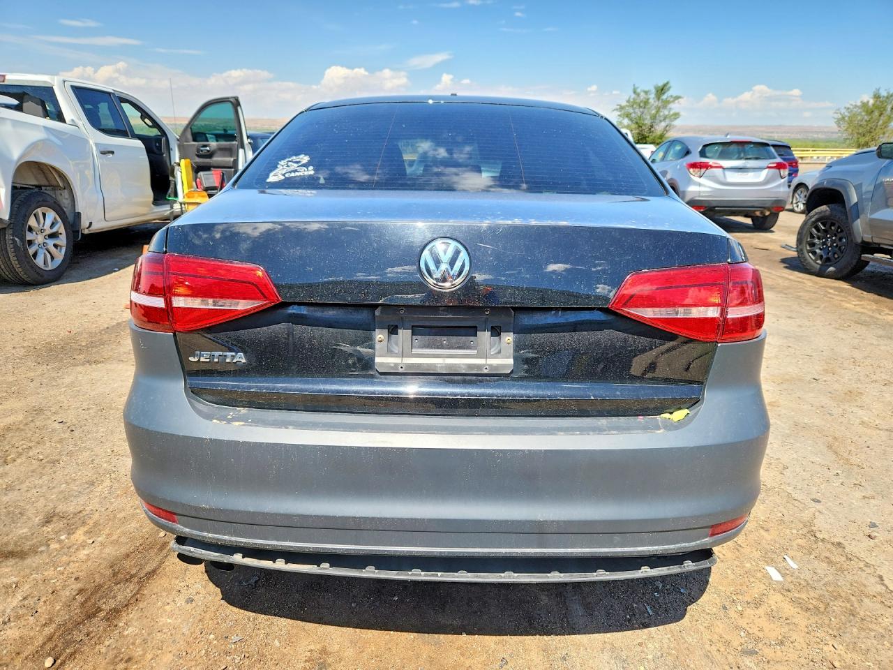 2015 Volkswagen Jetta Base Черный vin: 3VW2K7AJ5FM338385