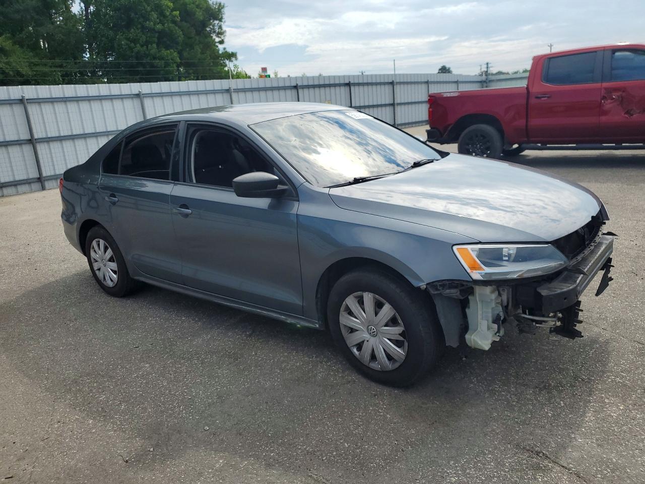 2015 Volkswagen Jetta Base Gray vin: 3VW2K7AJ5FM342968