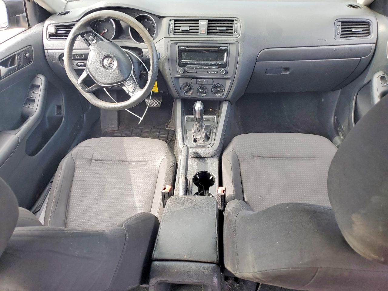 2015 Volkswagen Jetta Base Gray vin: 3VW2K7AJ5FM342968