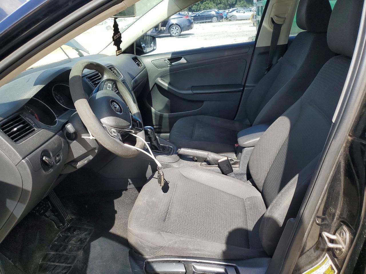 2015 Volkswagen Jetta Base Черный vin: 3VW2K7AJ5FM349211