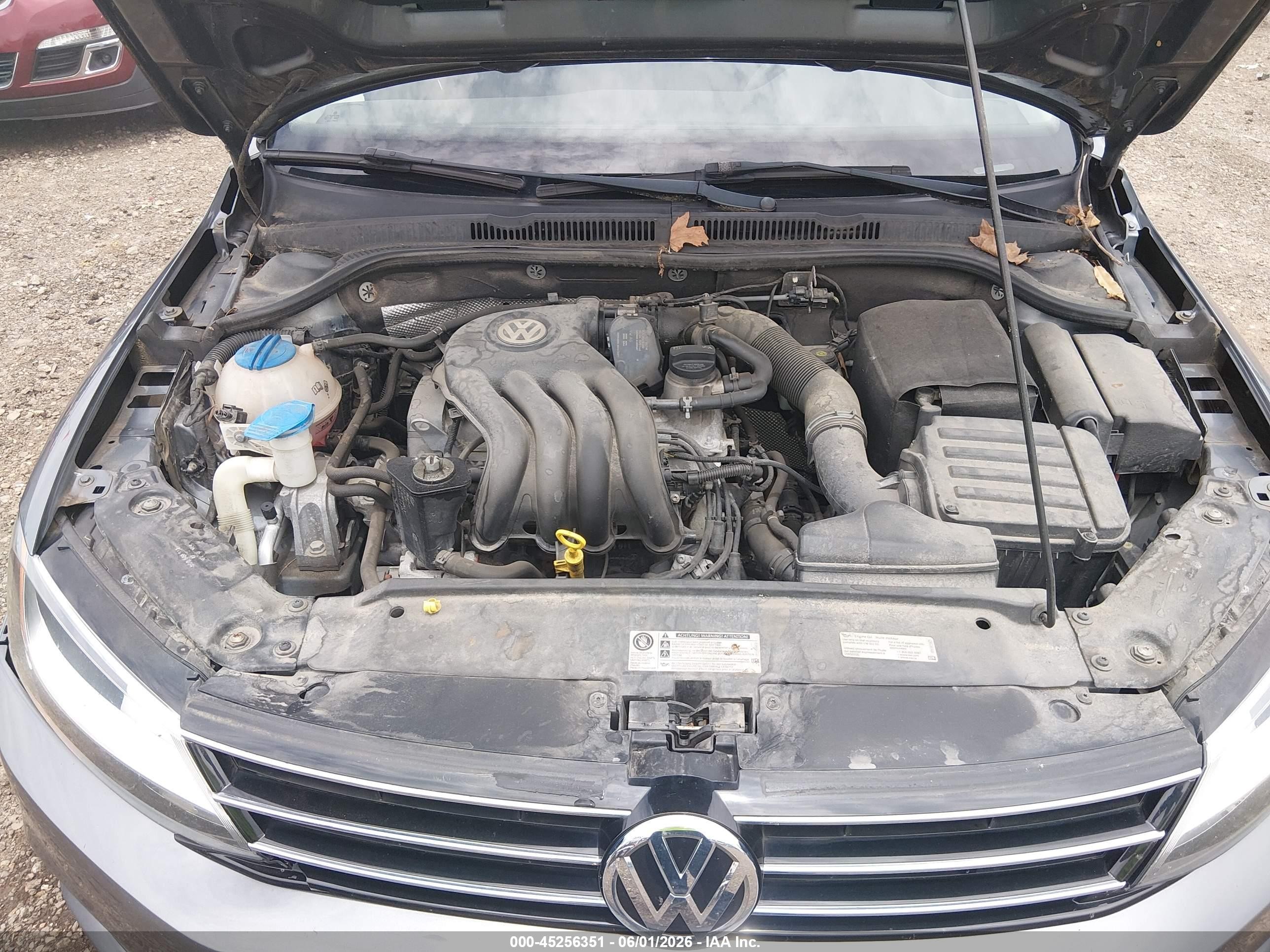 2015 Volkswagen Jetta 2.0l S Gray vin: 3VW2K7AJ5FM412792