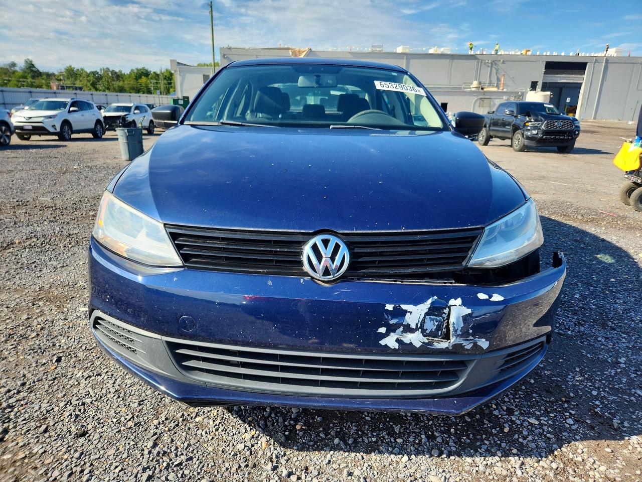 2011 Volkswagen Jetta Base Blue vin: 3VW2K7AJ6BM096409