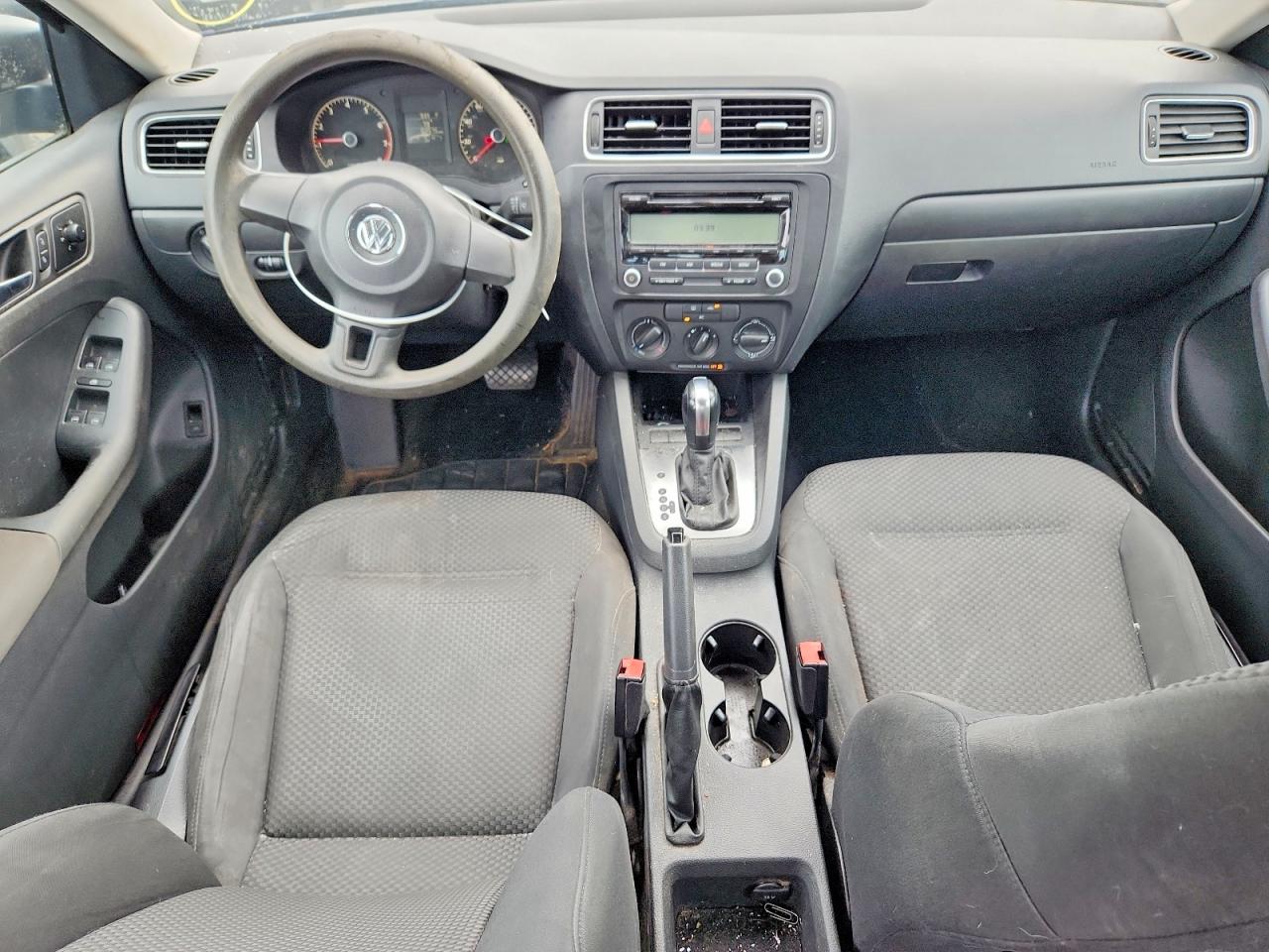 2011 Volkswagen Jetta Base Blue vin: 3VW2K7AJ6BM096409