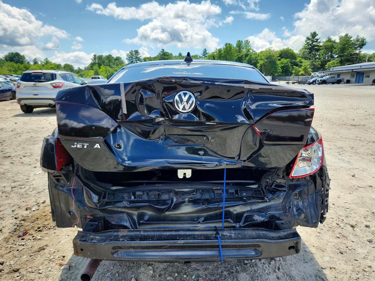 2012 Volkswagen Jetta Base Black vin: 3VW2K7AJ6CM321025