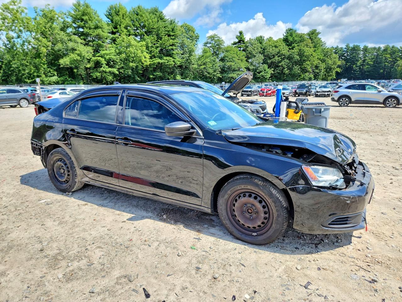 2012 Volkswagen Jetta Base Black vin: 3VW2K7AJ6CM321025