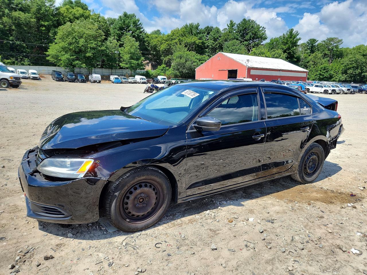 2012 Volkswagen Jetta Base Black vin: 3VW2K7AJ6CM321025