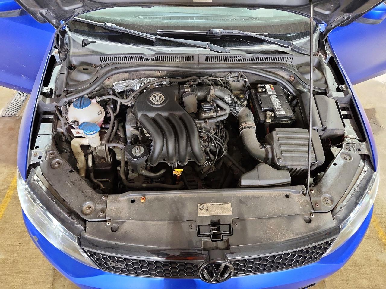 2012 Volkswagen Jetta Base Blue vin: 3VW2K7AJ6CM342554