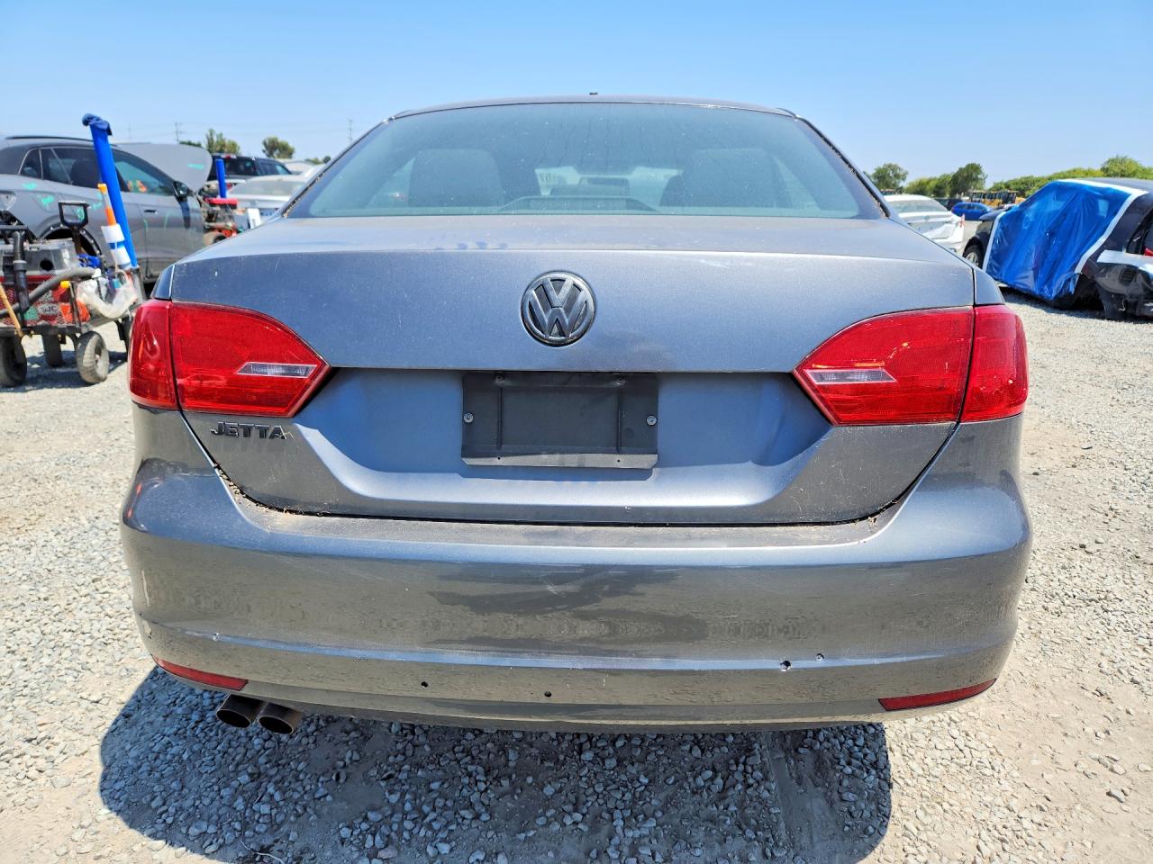 2012 Volkswagen Jetta Base Gray vin: 3VW2K7AJ6CM349861