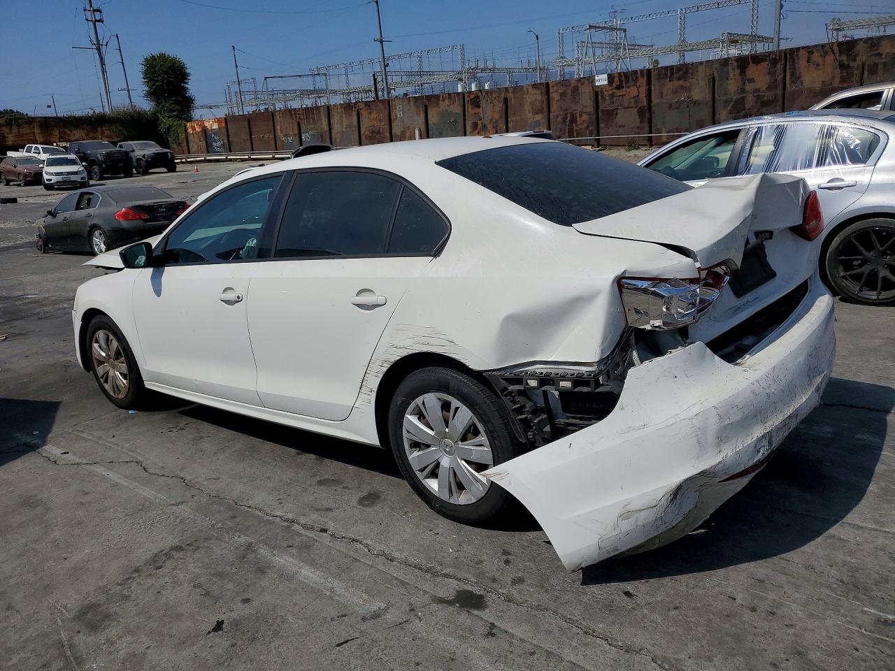 2012 Volkswagen Jetta Base White vin: 3VW2K7AJ6CM353649