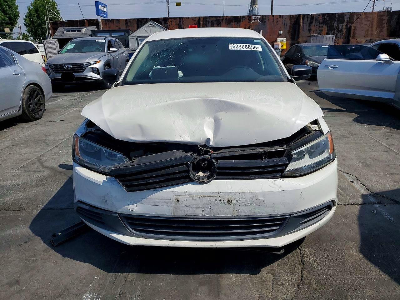 2012 Volkswagen Jetta Base White vin: 3VW2K7AJ6CM353649