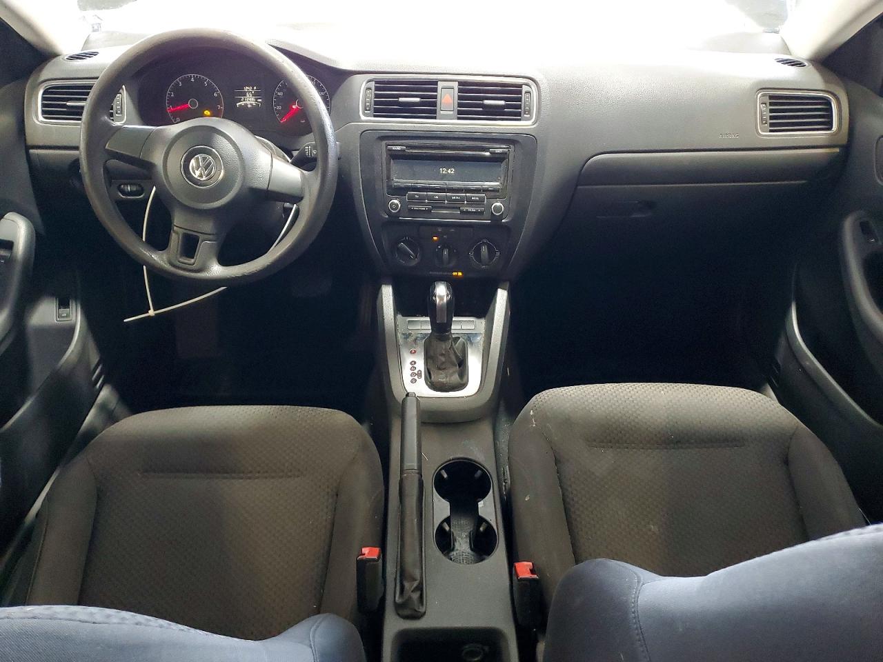 2012 Volkswagen Jetta Base Gray vin: 3VW2K7AJ6CM379099