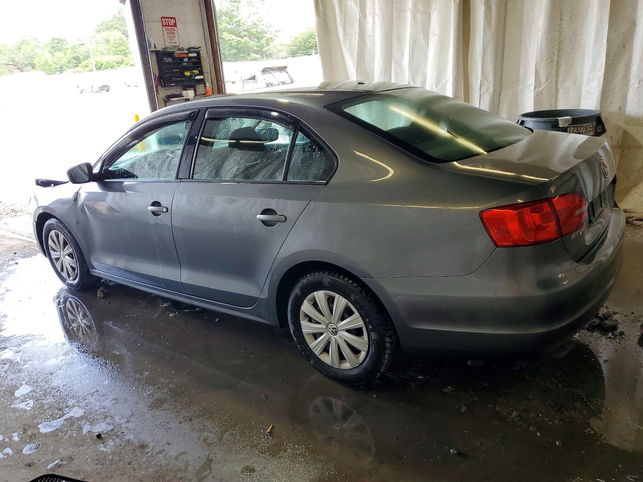 2012 Volkswagen Jetta Base Gray vin: 3VW2K7AJ6CM379099
