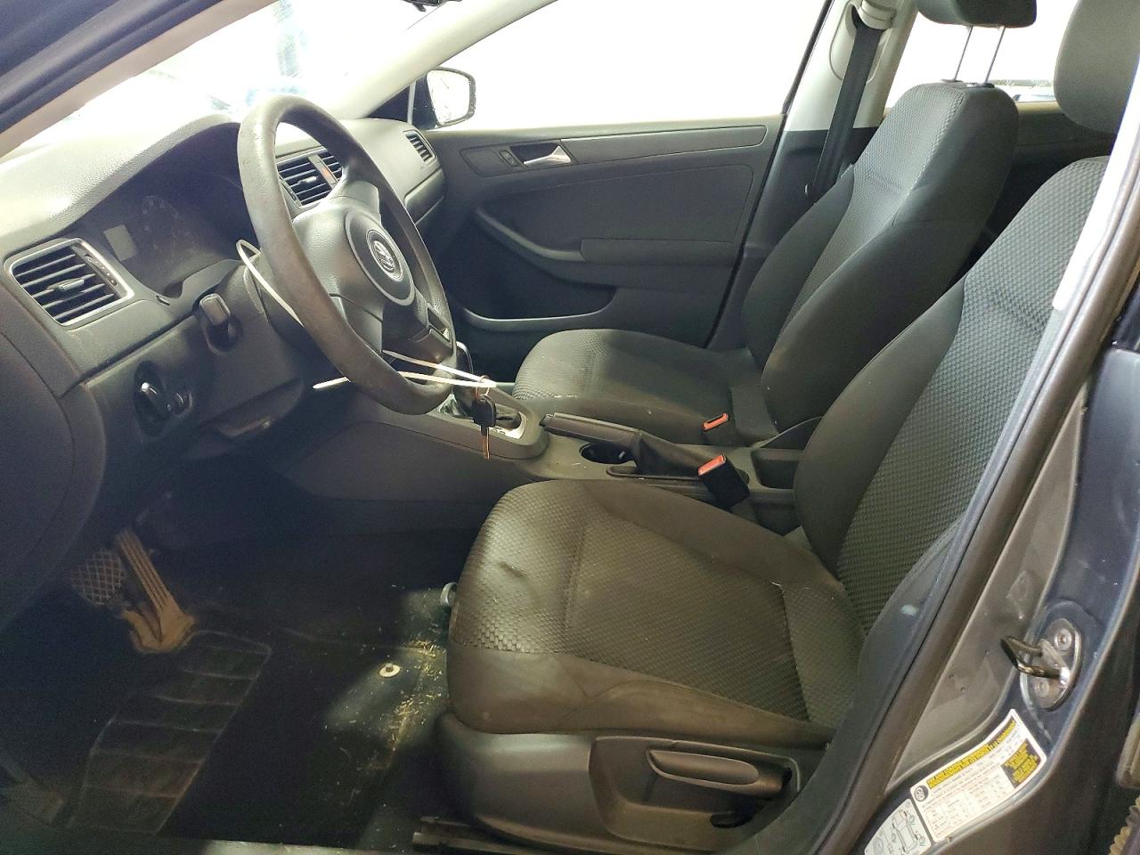 2012 Volkswagen Jetta Base Gray vin: 3VW2K7AJ6CM379099