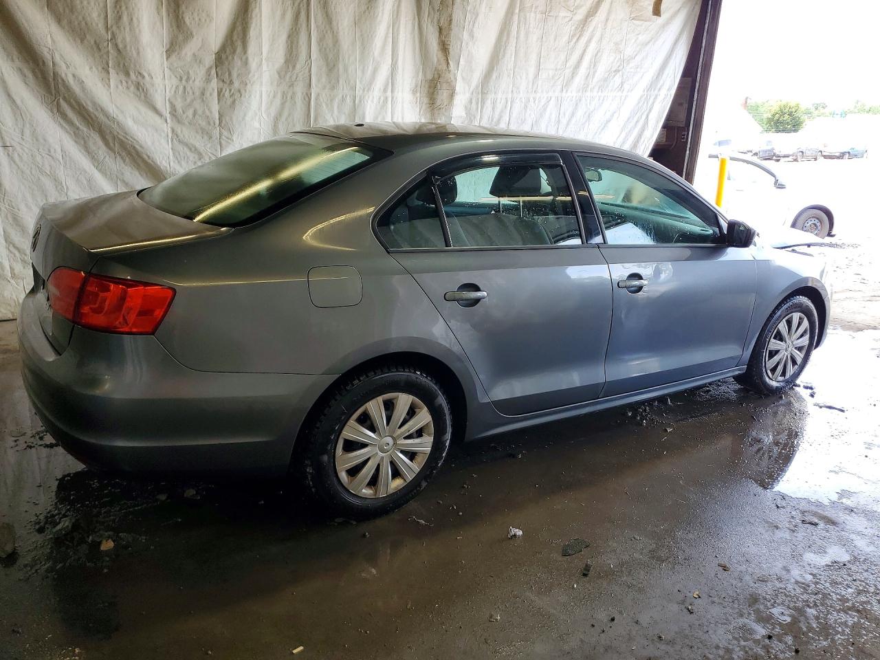 2012 Volkswagen Jetta Base Gray vin: 3VW2K7AJ6CM379099