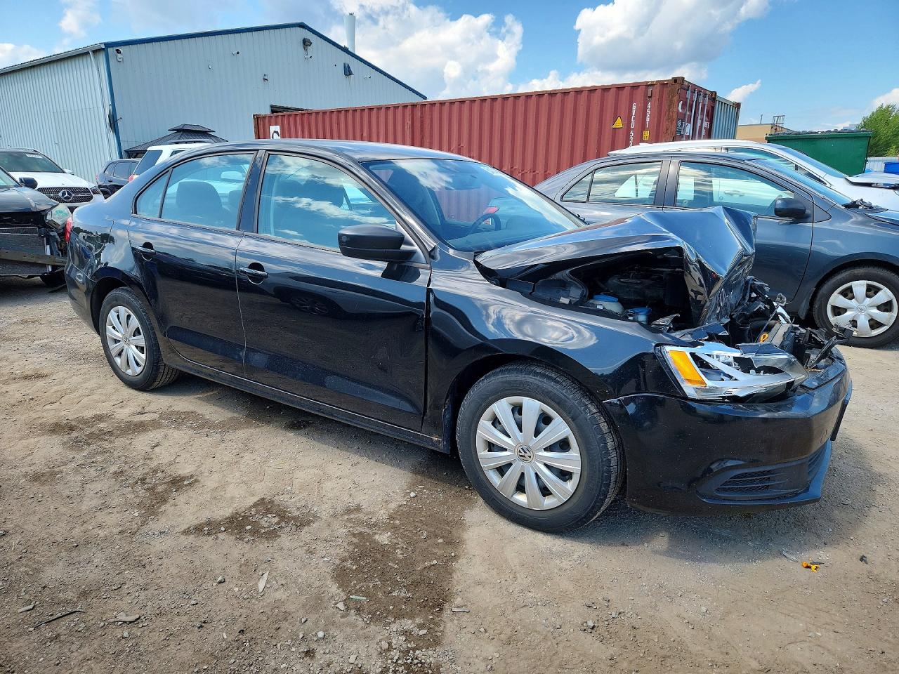 2012 Volkswagen Jetta Base Black vin: 3VW2K7AJ6CM407936