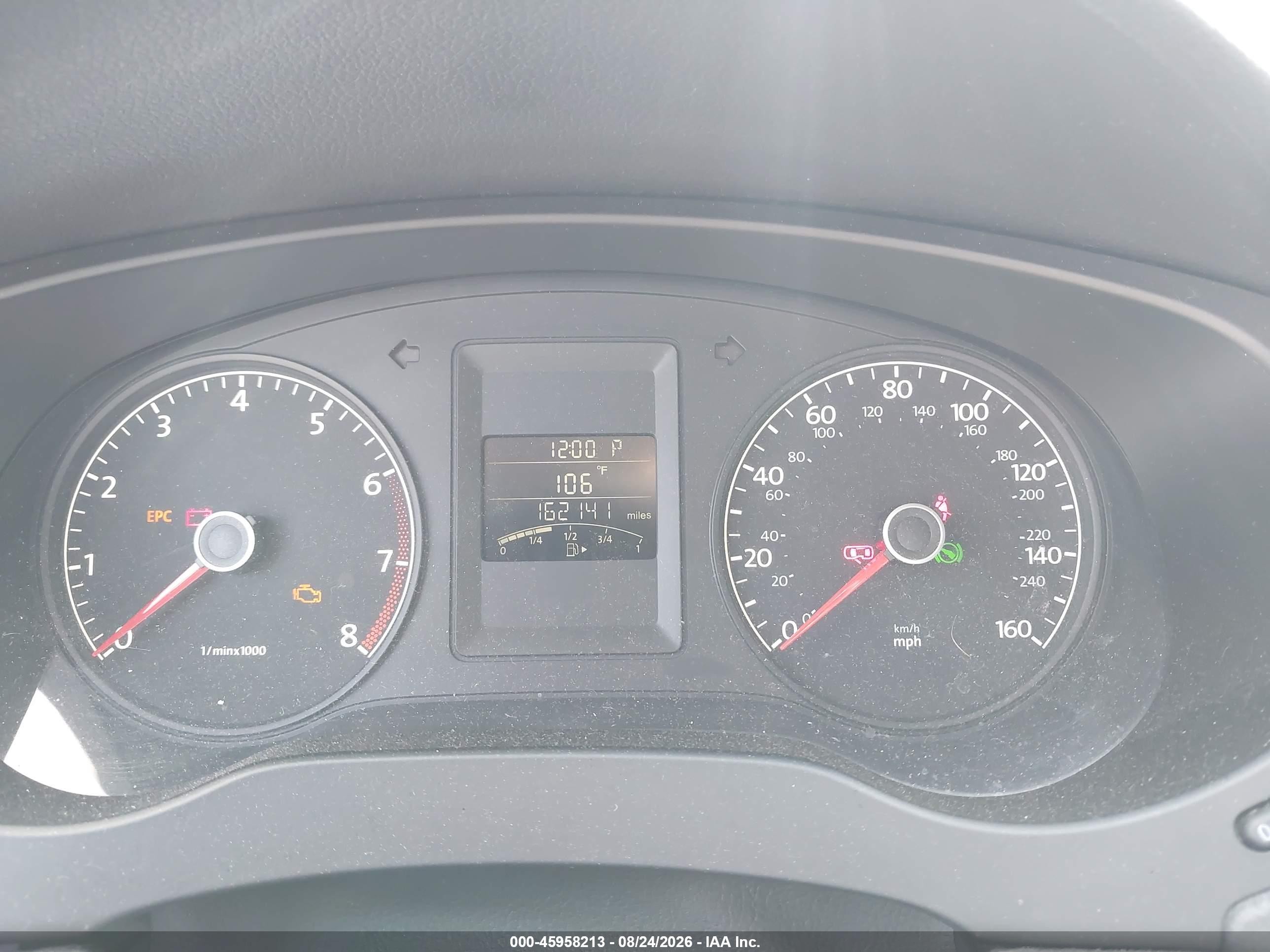 2012 Volkswagen Jetta 2.0l S Gray vin: 3VW2K7AJ6CM408861