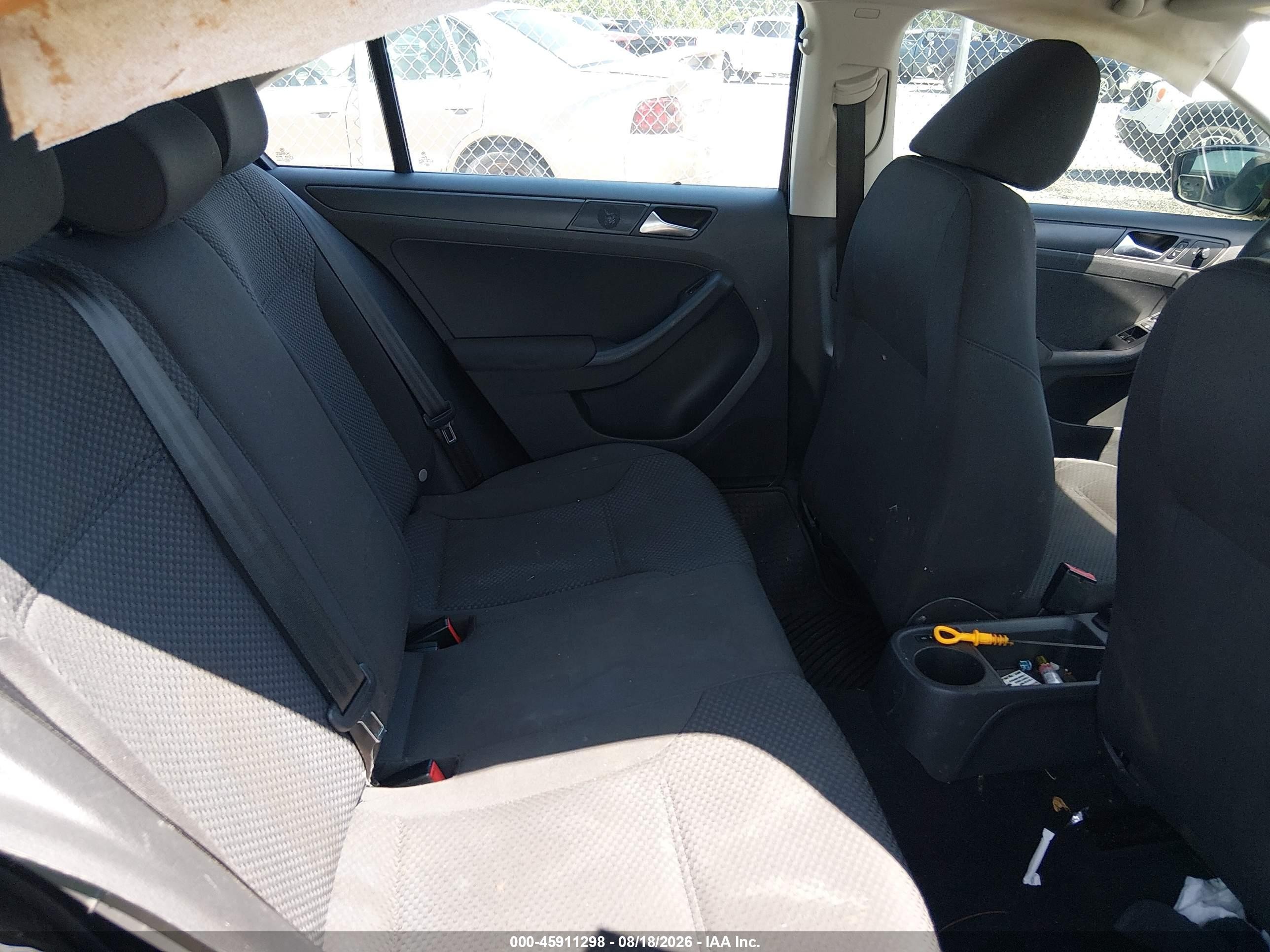 2012 Volkswagen Jetta 2.0l S Blue vin: 3VW2K7AJ6CM411811