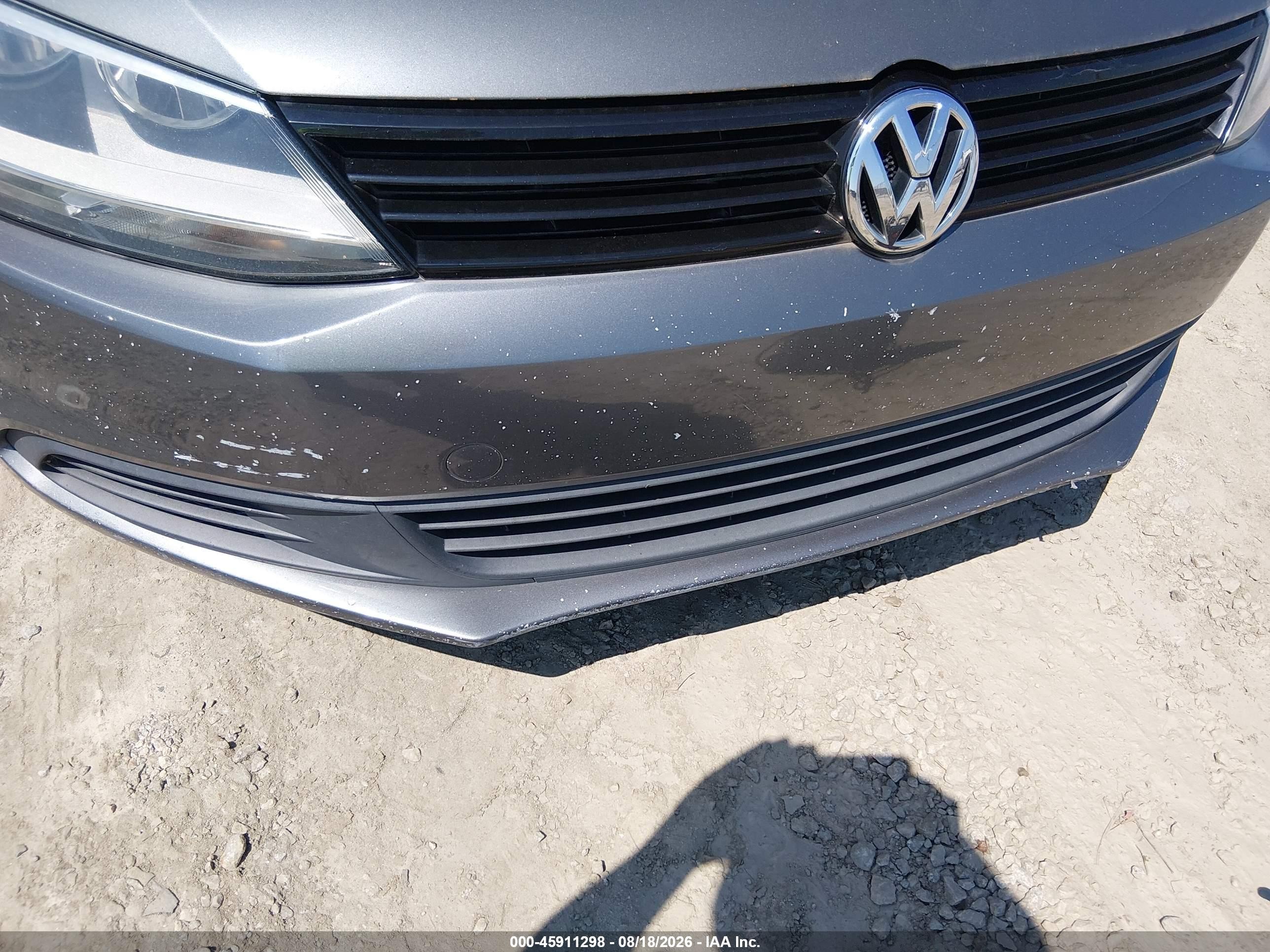 2012 Volkswagen Jetta 2.0l S Blue vin: 3VW2K7AJ6CM411811
