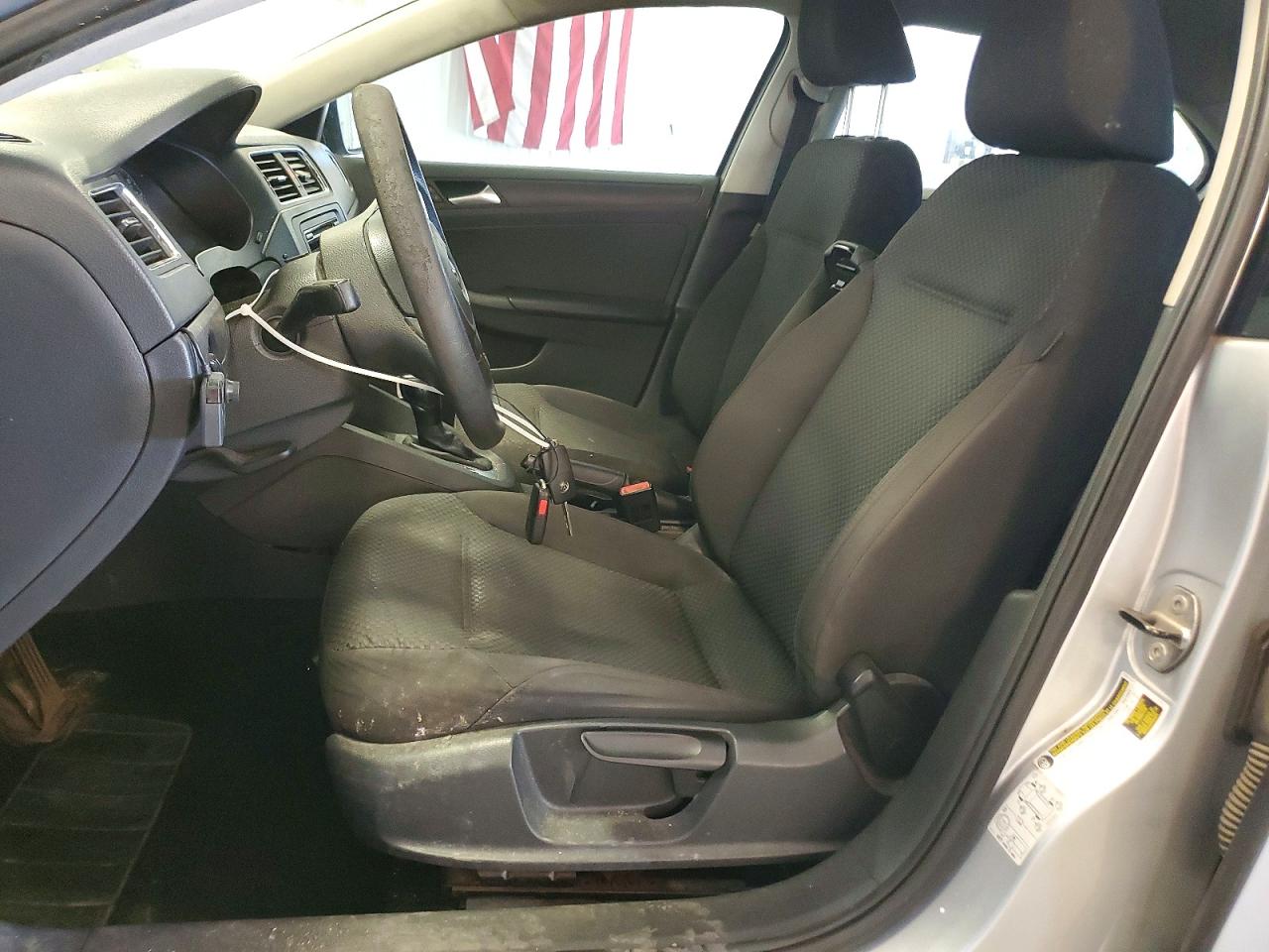 2013 Volkswagen Jetta Base Silver vin: 3VW2K7AJ6DM271874