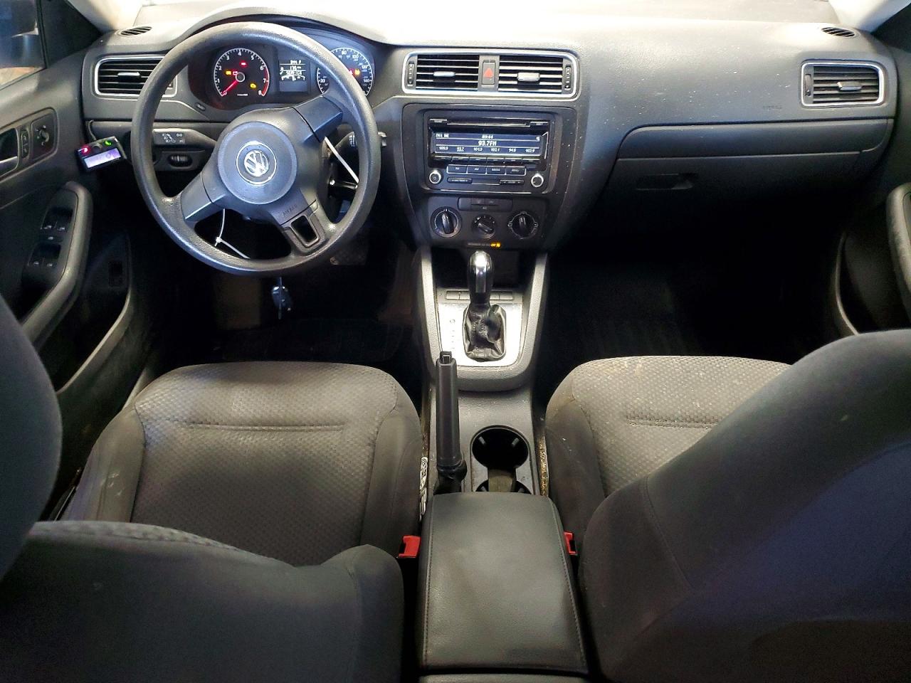 2013 Volkswagen Jetta Base Silver vin: 3VW2K7AJ6DM271874