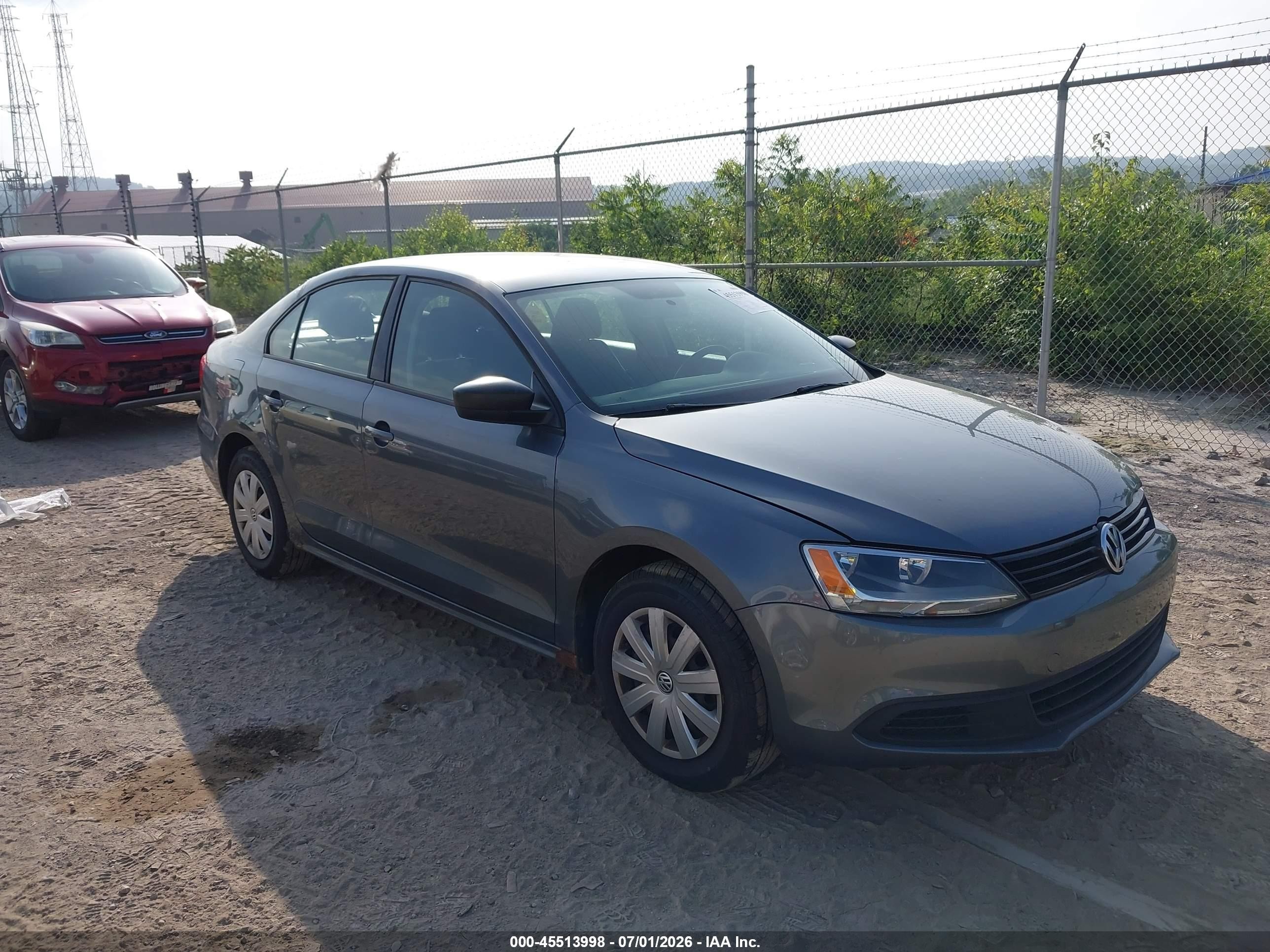 2013 Volkswagen Jetta 2.0l S Gray vin: 3VW2K7AJ6DM431770