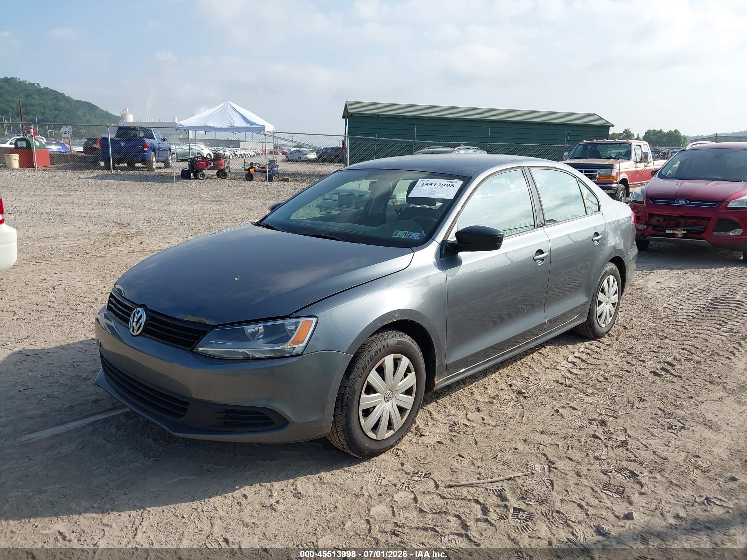 2013 Volkswagen Jetta 2.0l S Gray vin: 3VW2K7AJ6DM431770