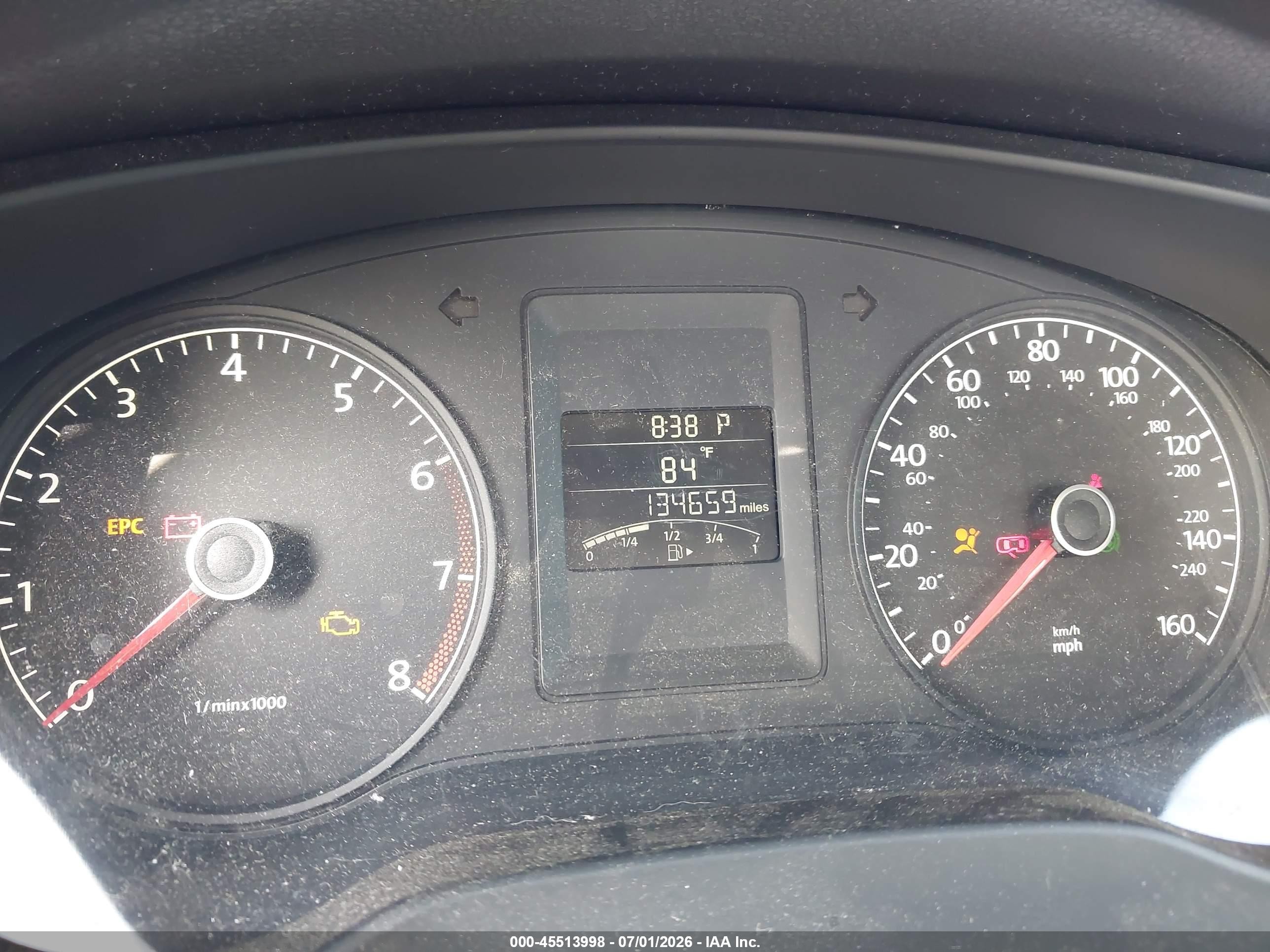 2013 Volkswagen Jetta 2.0l S Gray vin: 3VW2K7AJ6DM431770