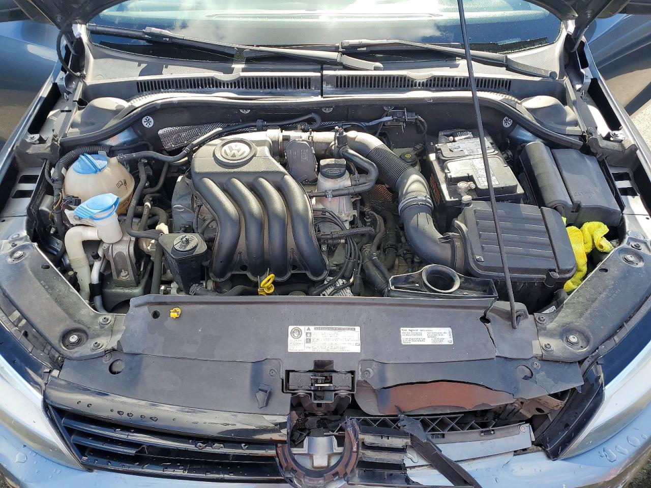 2014 Volkswagen Jetta Base Gray vin: 3VW2K7AJ6EM225057
