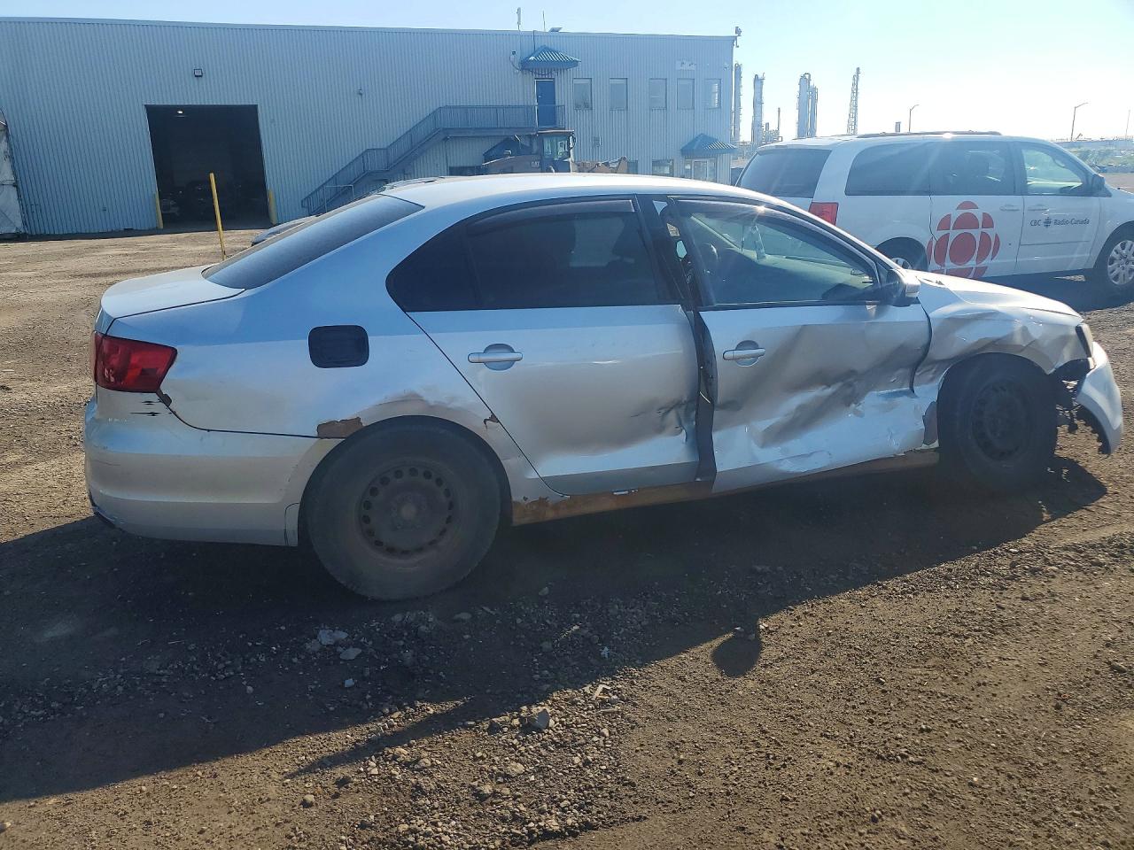 2014 Volkswagen Jetta Base Серебряный vin: 3VW2K7AJ6EM245728
