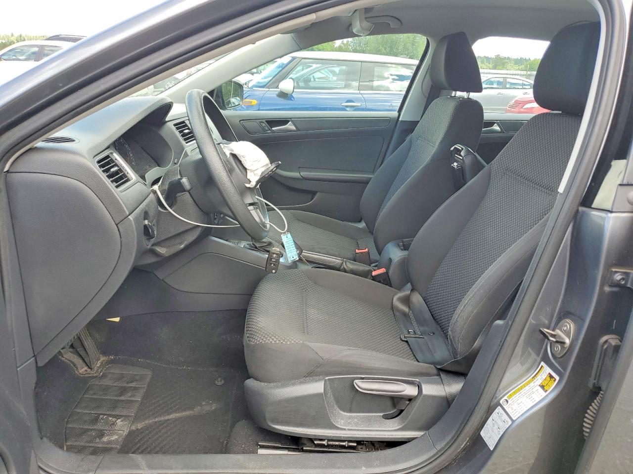 2014 Volkswagen Jetta Base Серый vin: 3VW2K7AJ6EM299773
