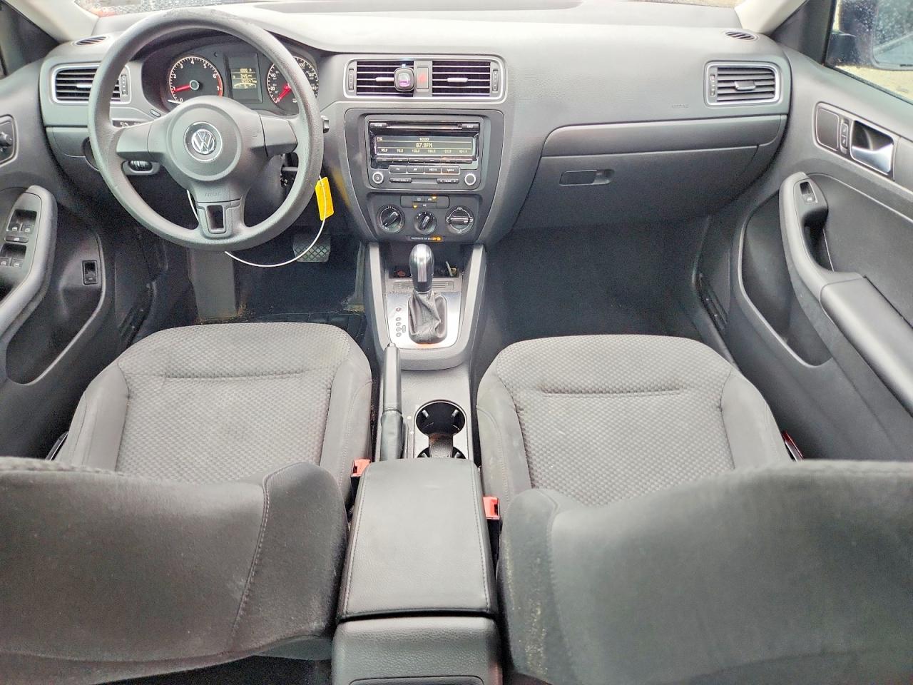 2014 Volkswagen Jetta Base Gray vin: 3VW2K7AJ6EM352441