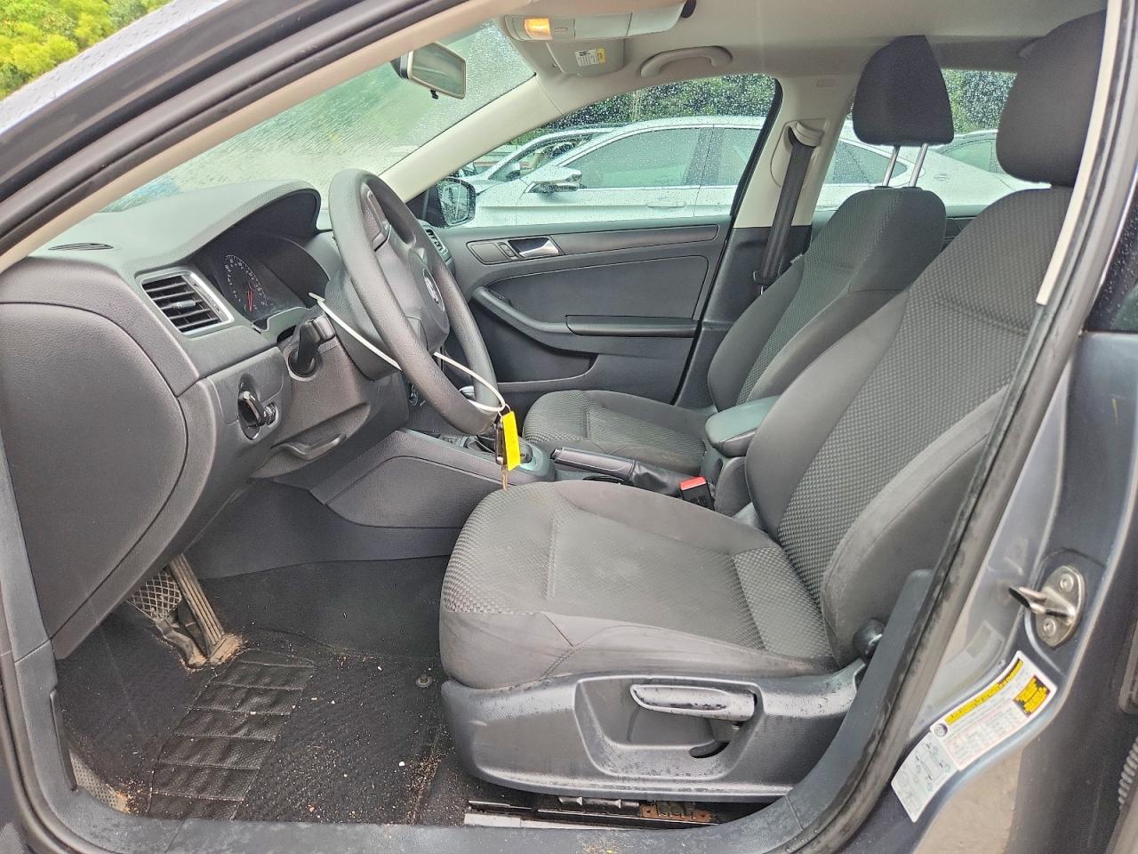 2014 Volkswagen Jetta Base Gray vin: 3VW2K7AJ6EM352441