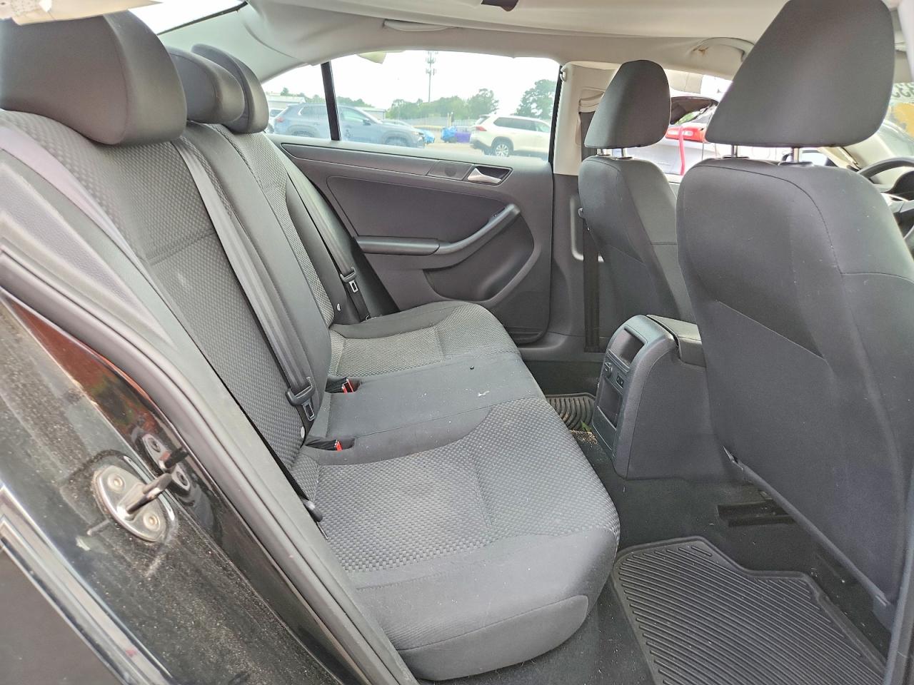 2014 Volkswagen Jetta Base Black vin: 3VW2K7AJ6EM381941