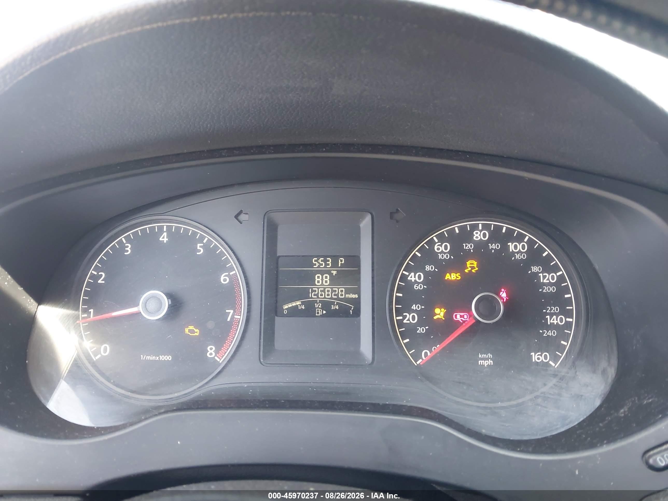 2014 Volkswagen Jetta 2.0l S Белый vin: 3VW2K7AJ6EM412623