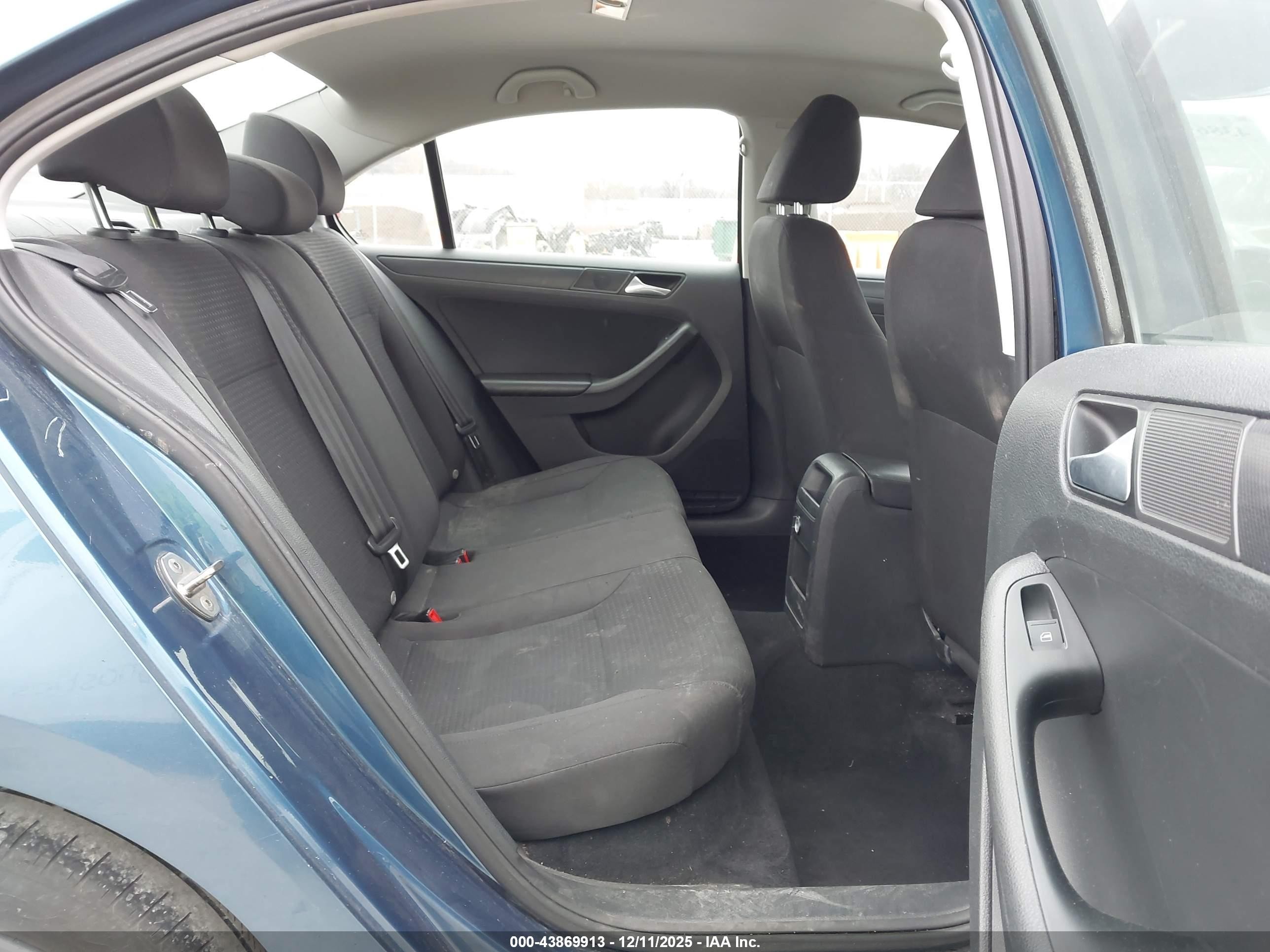 2015 Volkswagen Jetta 2.0l S Синий vin: 3VW2K7AJ6FM355437