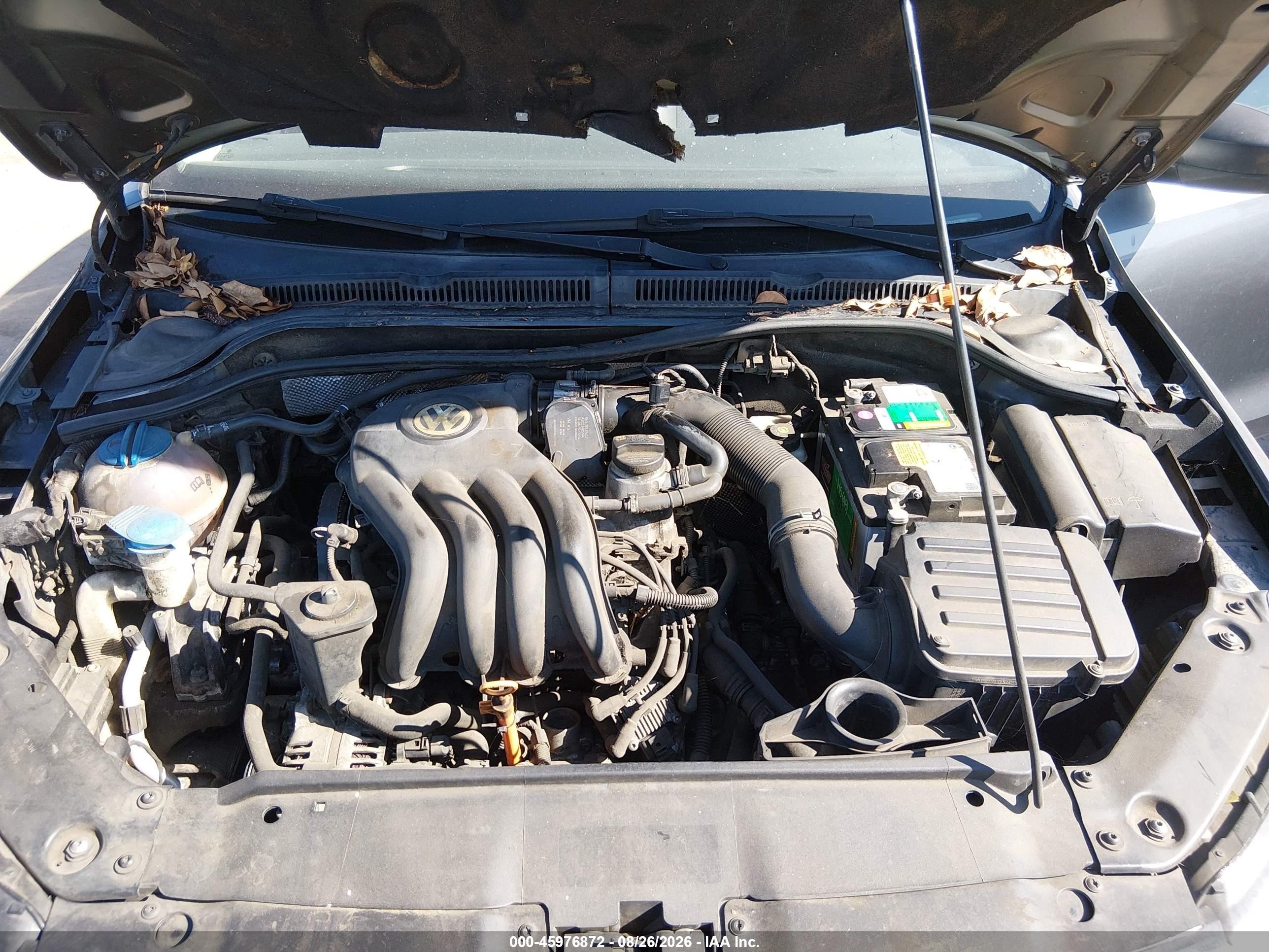 2011 Volkswagen Jetta 2.0l S Gray vin: 3VW2K7AJ7BM011500
