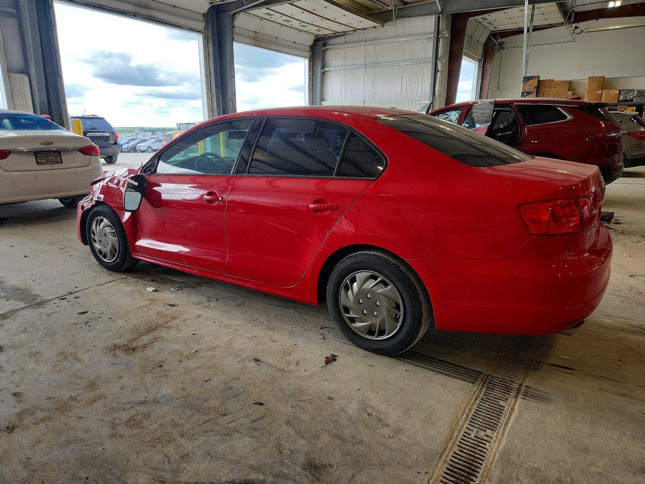 2012 Volkswagen Jetta Base Красный vin: 3VW2K7AJ7CM379824