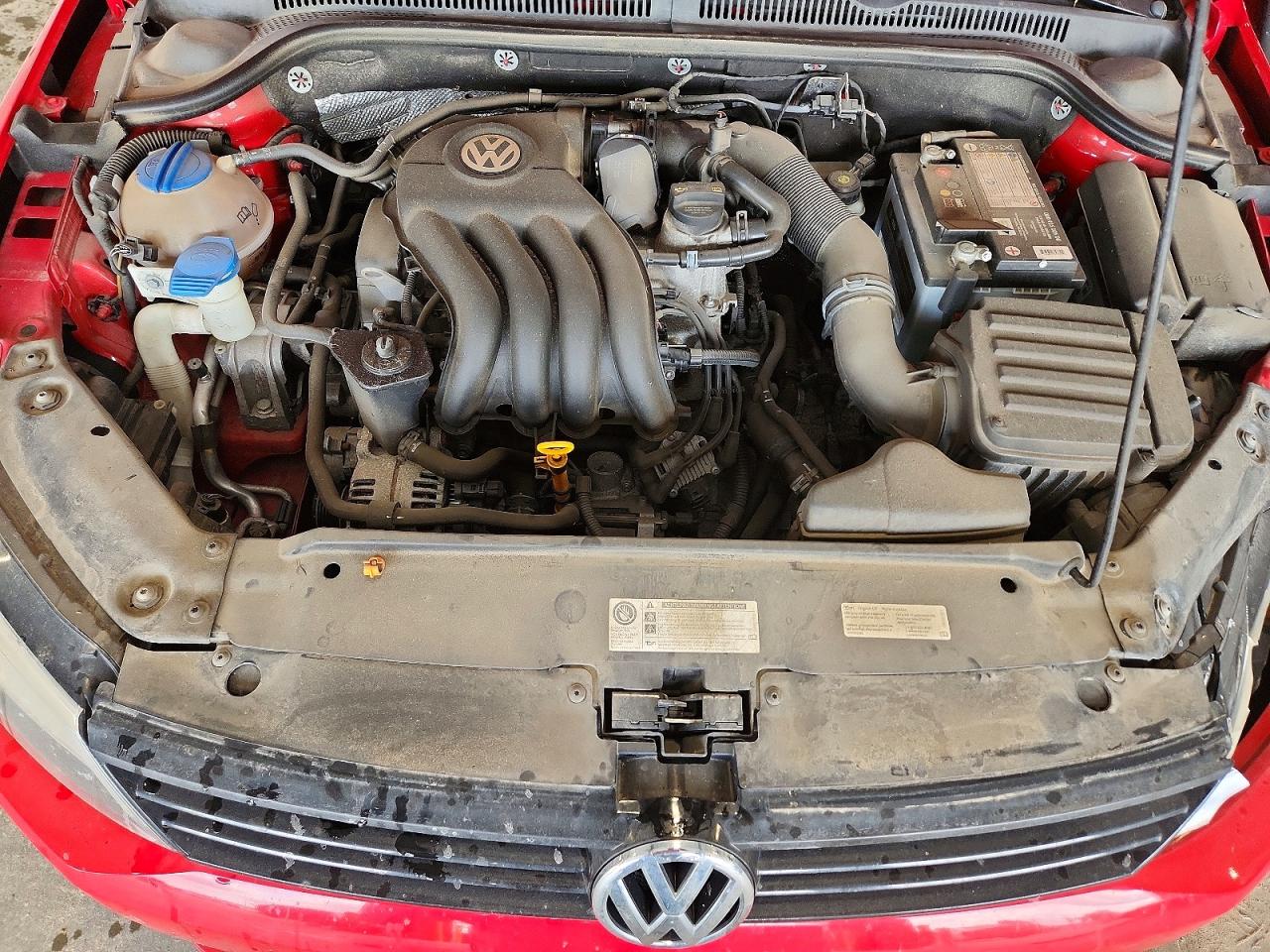 2012 Volkswagen Jetta Base Красный vin: 3VW2K7AJ7CM379824