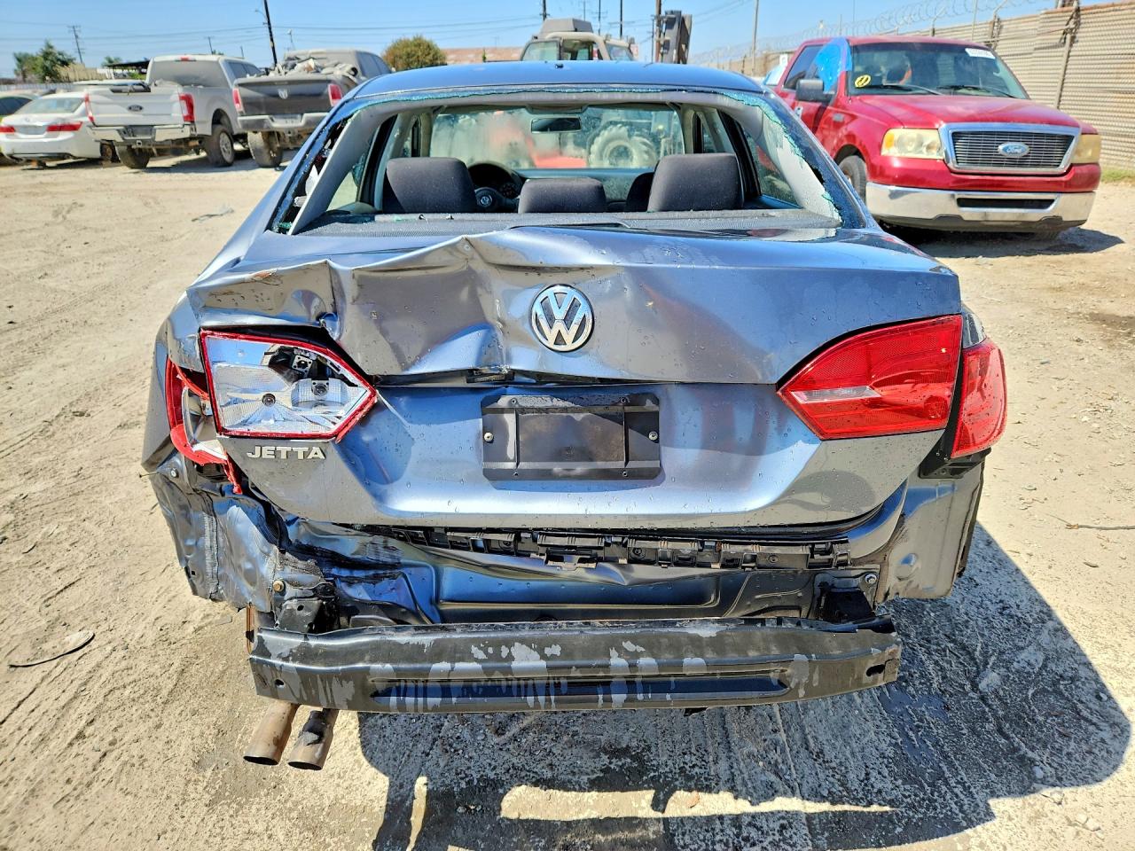 2012 Volkswagen Jetta Base Gray vin: 3VW2K7AJ7CM394288
