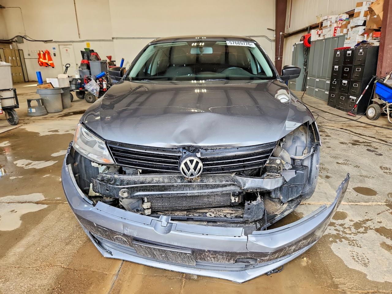 2013 Volkswagen Jetta Base Серый vin: 3VW2K7AJ7DM306888
