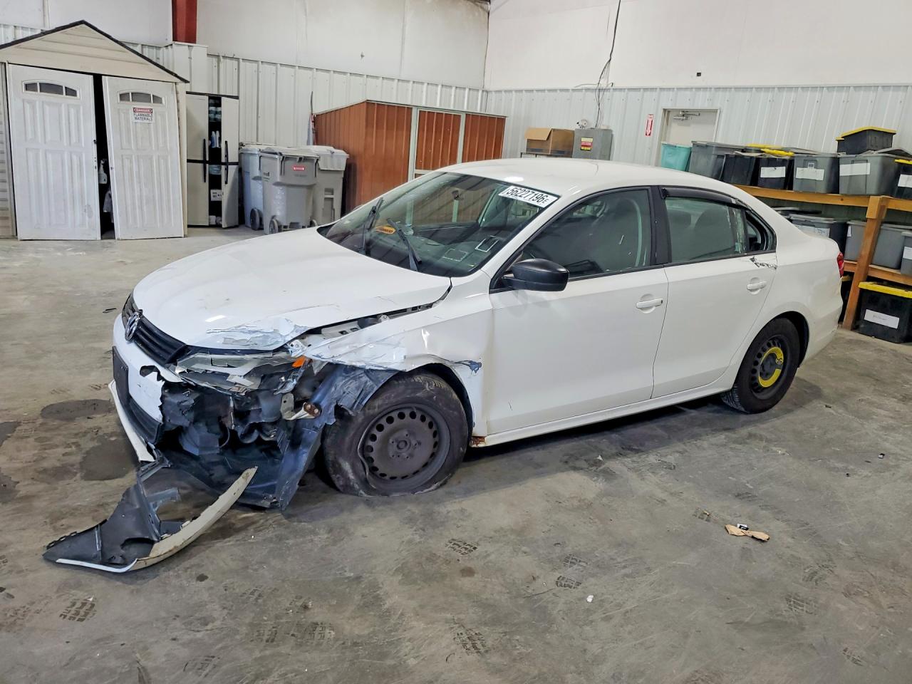 2013 Volkswagen Jetta White vin: 3VW2K7AJ7DM372874