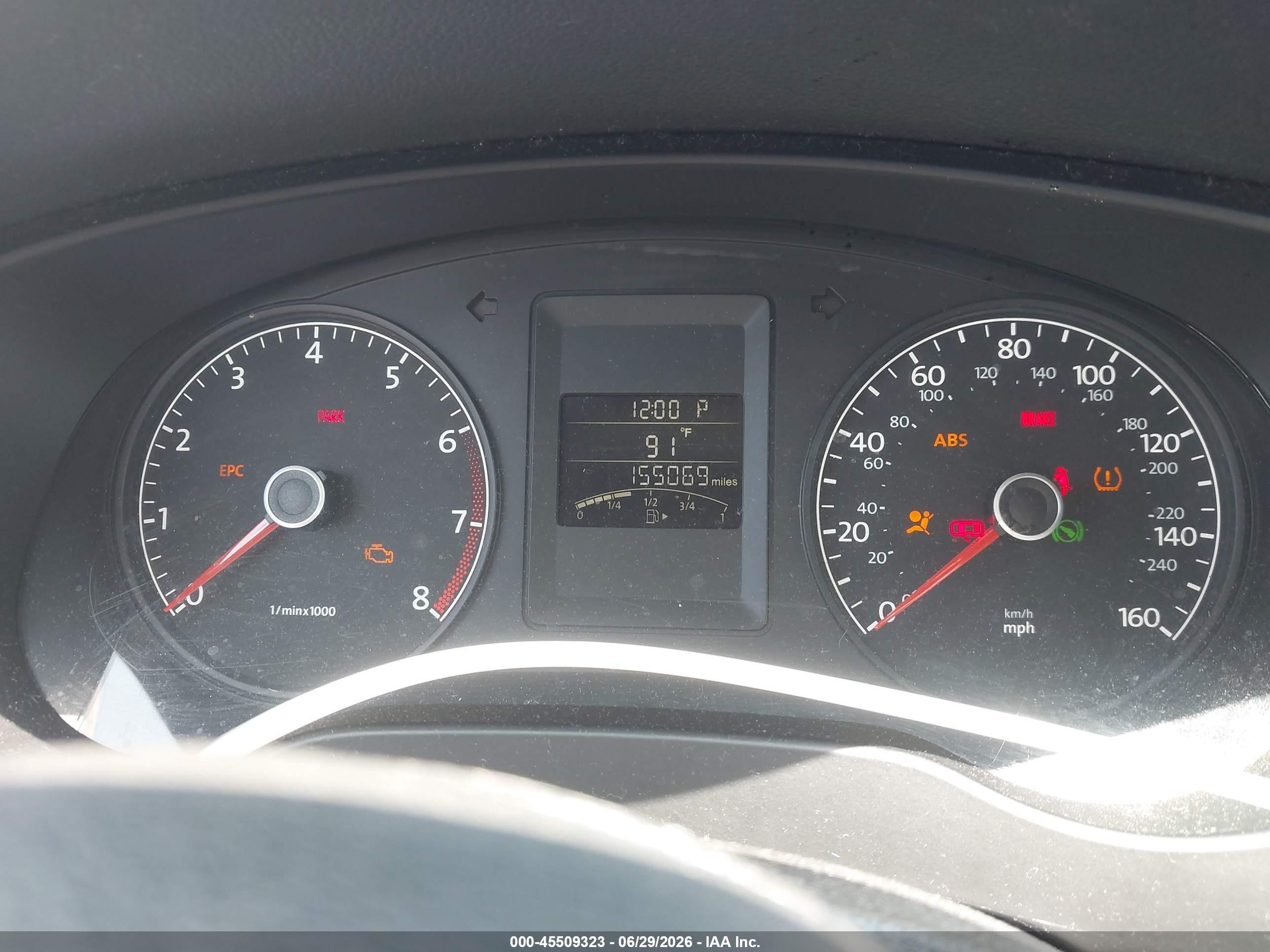 2013 Volkswagen Jetta 2.0l S Black vin: 3VW2K7AJ7DM390789