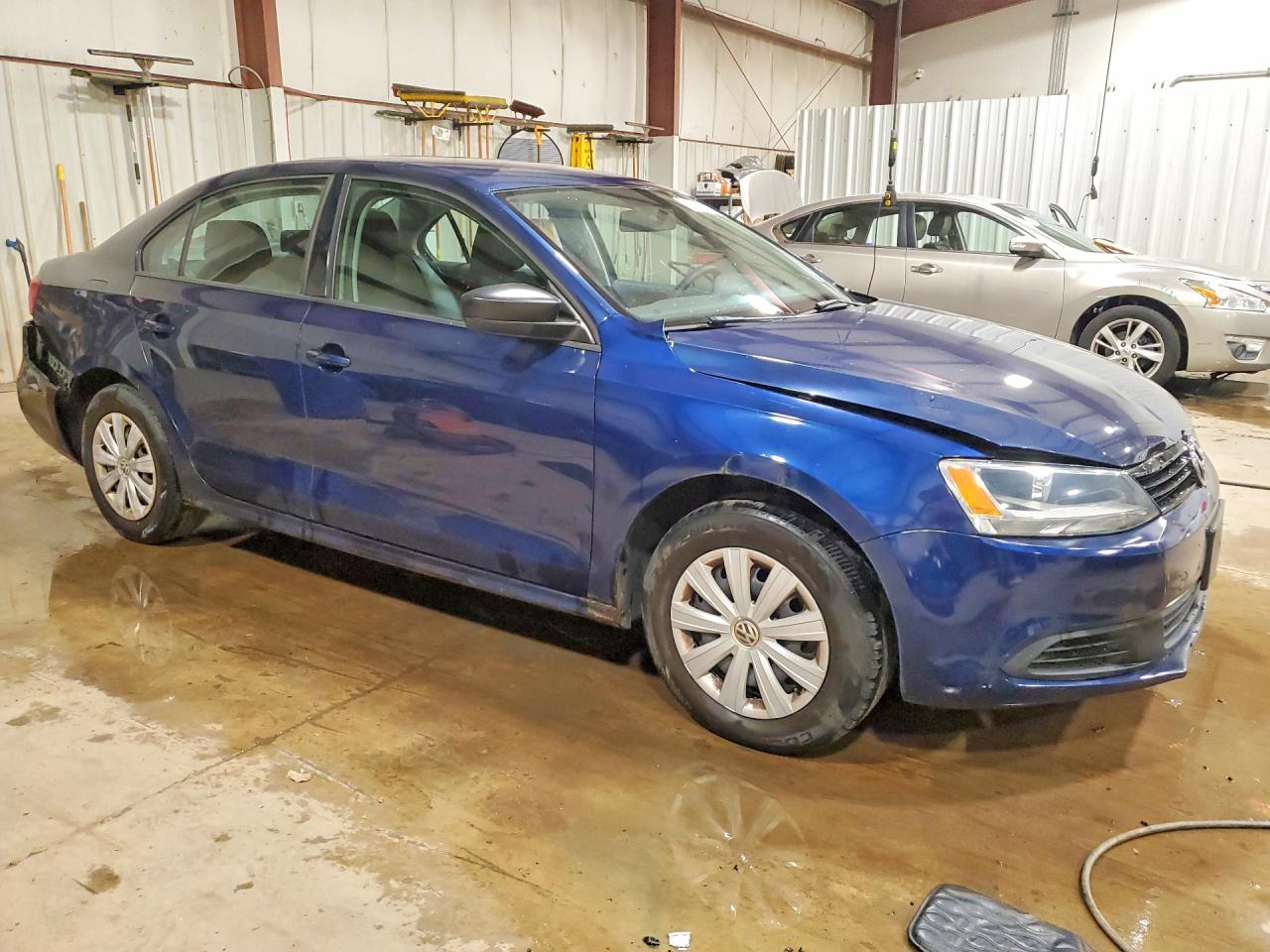 2013 Volkswagen Jetta Base Синий vin: 3VW2K7AJ7DM451235