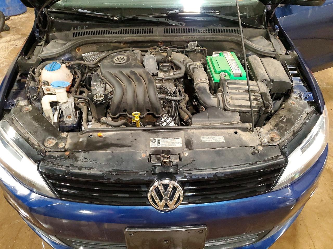 2013 Volkswagen Jetta Base Синий vin: 3VW2K7AJ7DM451235