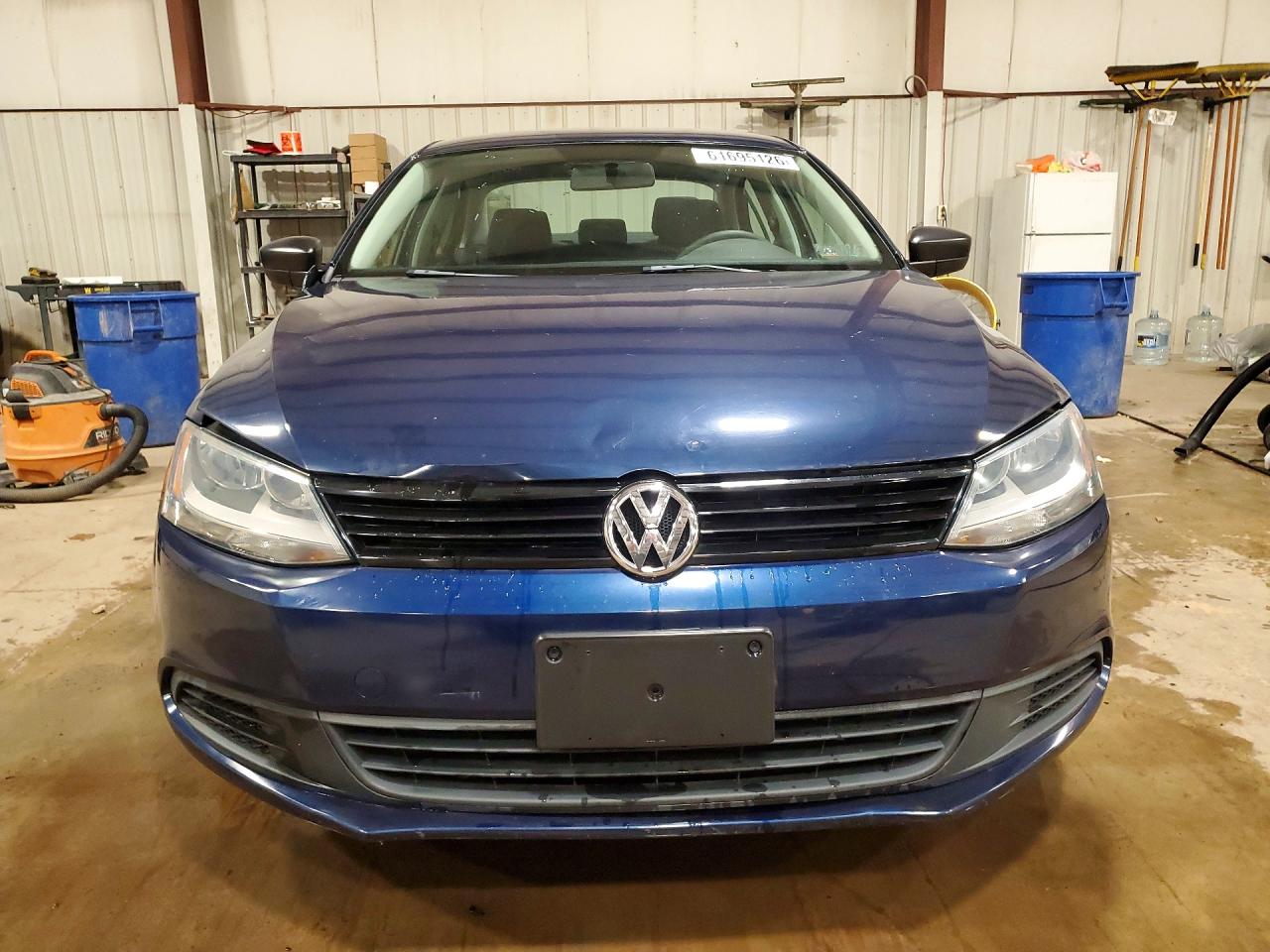 2013 Volkswagen Jetta Base Синий vin: 3VW2K7AJ7DM451235