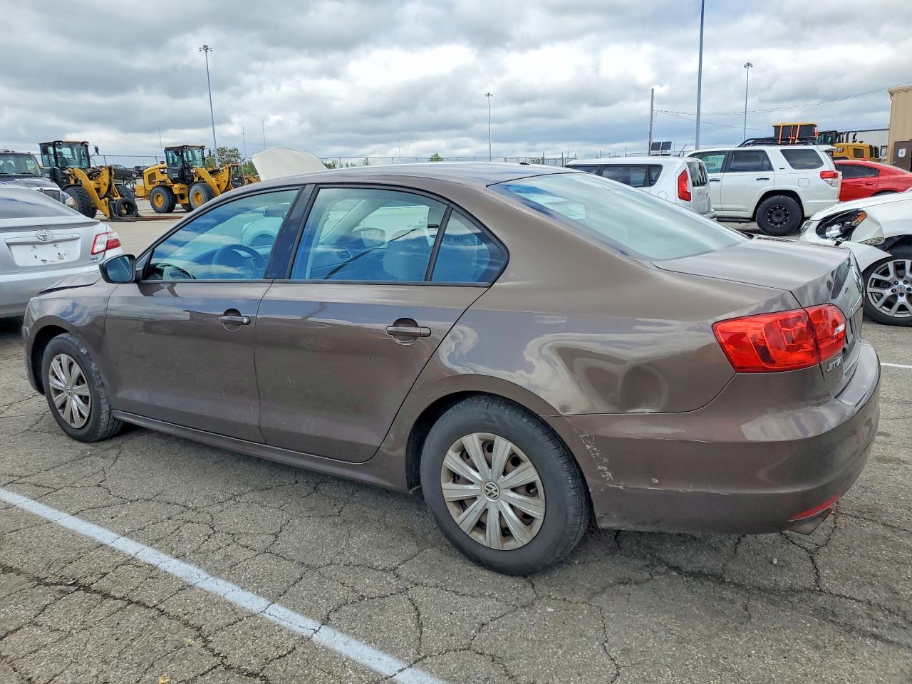 2014 Volkswagen Jetta Base/s Brown vin: 3VW2K7AJ7EM213788